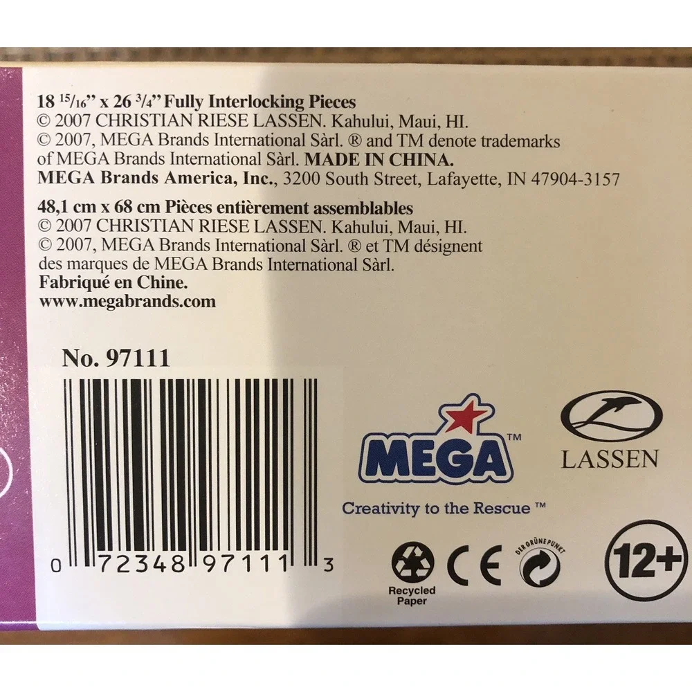 Christian Riese Lassen Puzzle 750 Pieces "SEA OF LIFE" New Factory Sealed 2007 - Picture 3 of 9